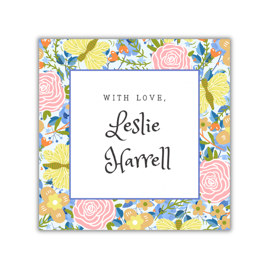 Bold Floral Gift Tags