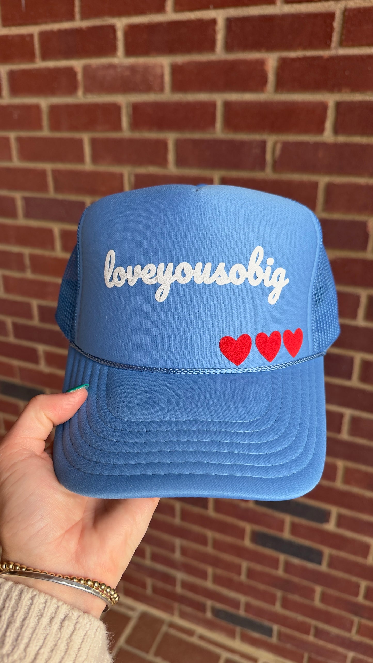 Loveyousobig + Hearts Trucker Hat