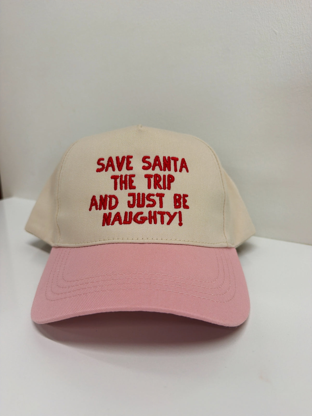 Save Santa the Trip Embroidered Hat