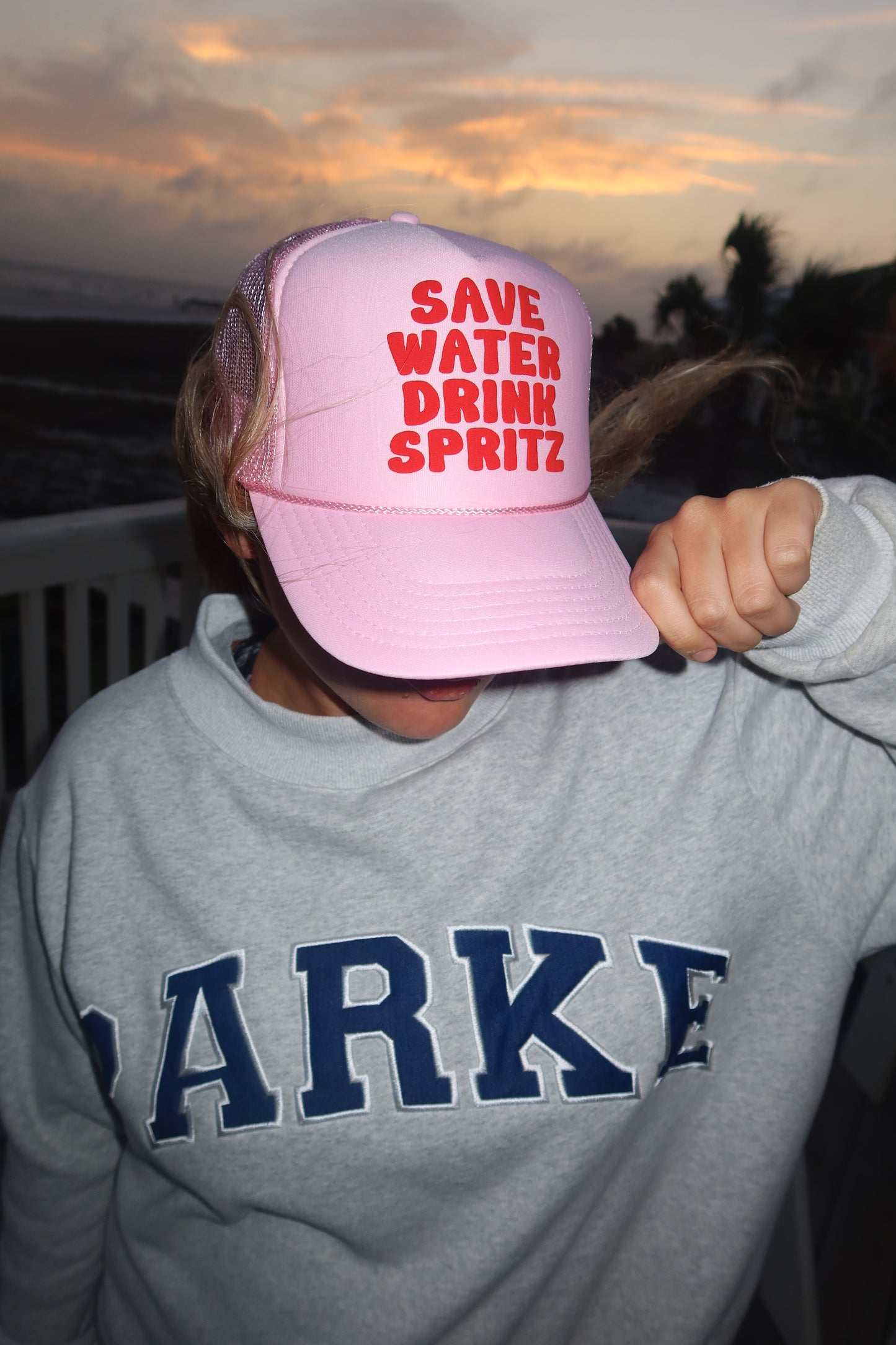 Save Water Drink Spritz Trucker Hat