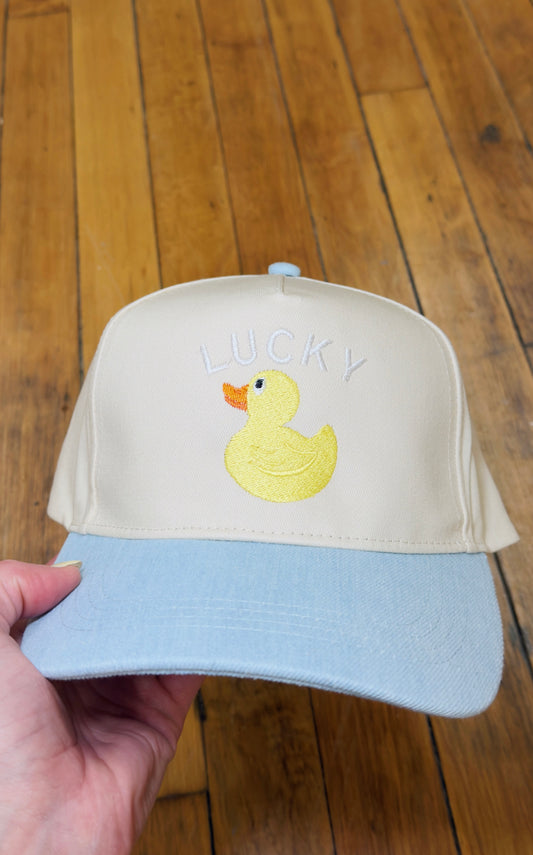 Lucky Duck Canvas Hat