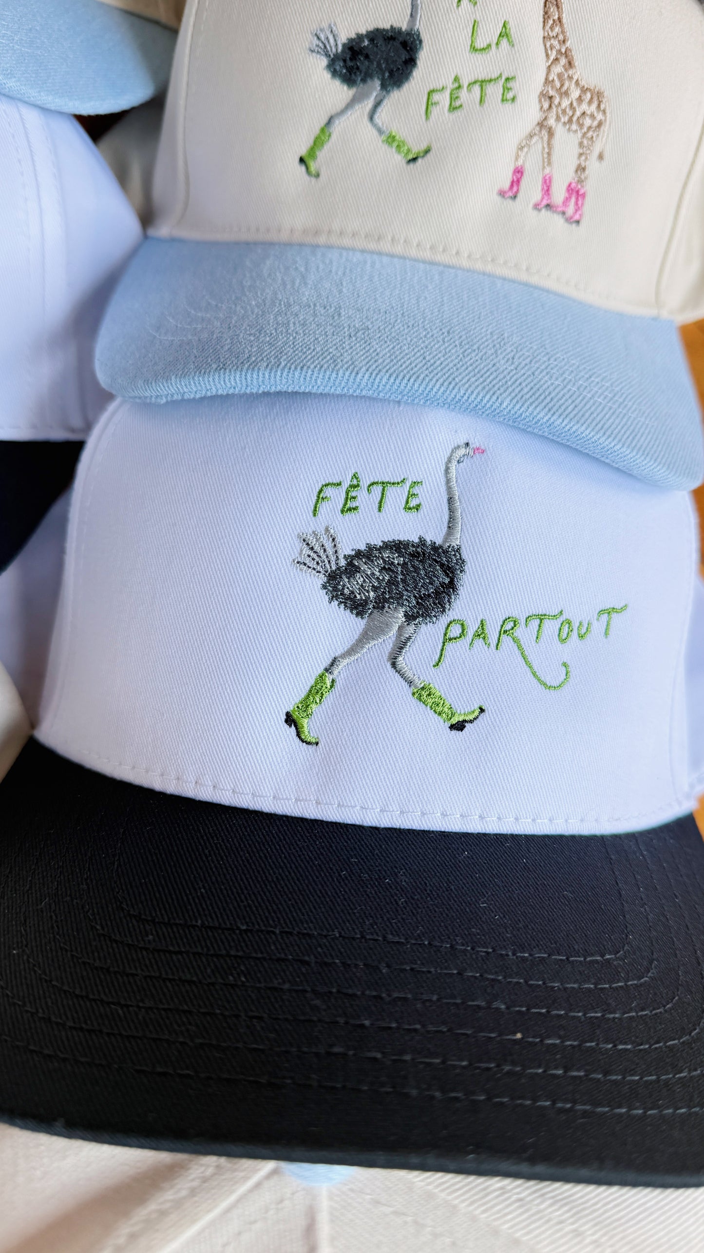 Fête Partout Ostrich Hat!