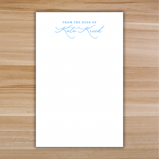 From the Desk of… Personalized Notepad