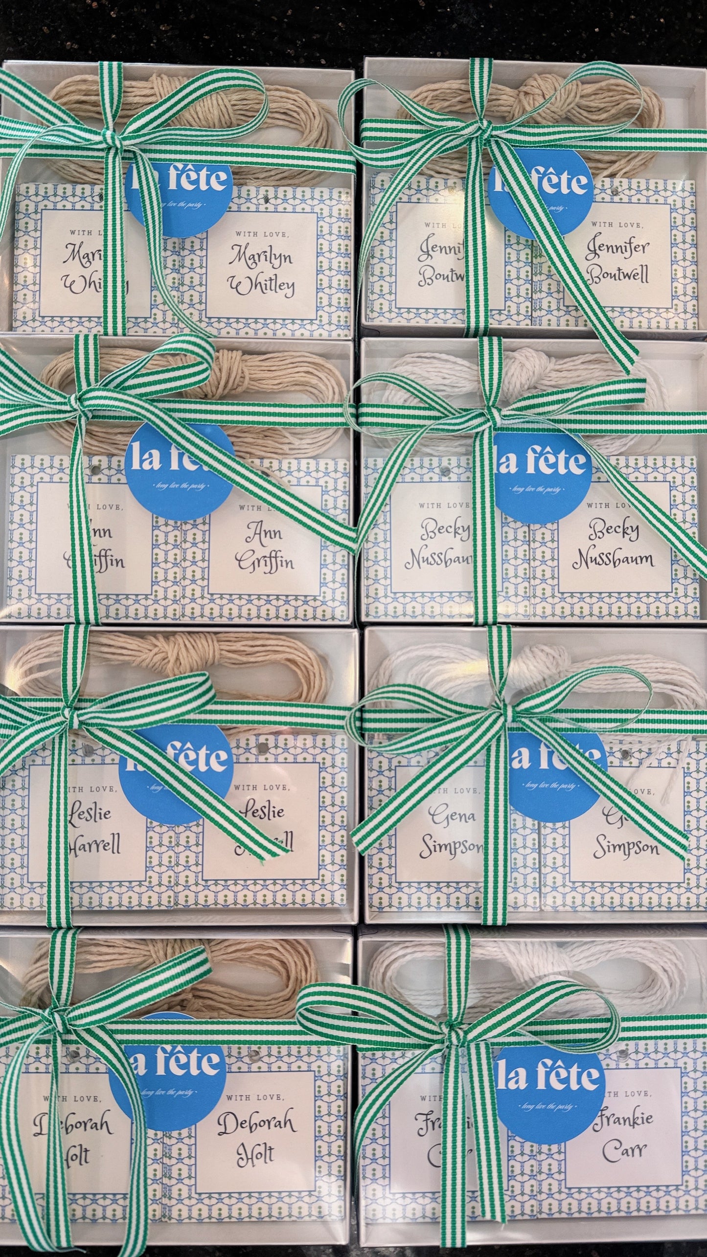Blue and Green Gift Tags