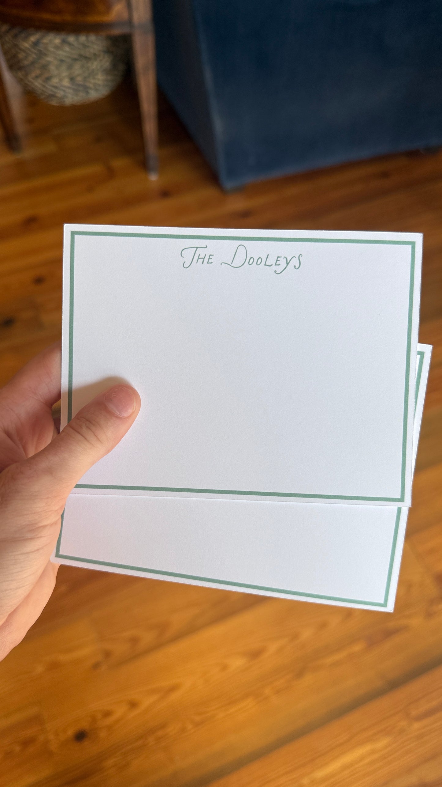 Personalized Rectangle Stationery