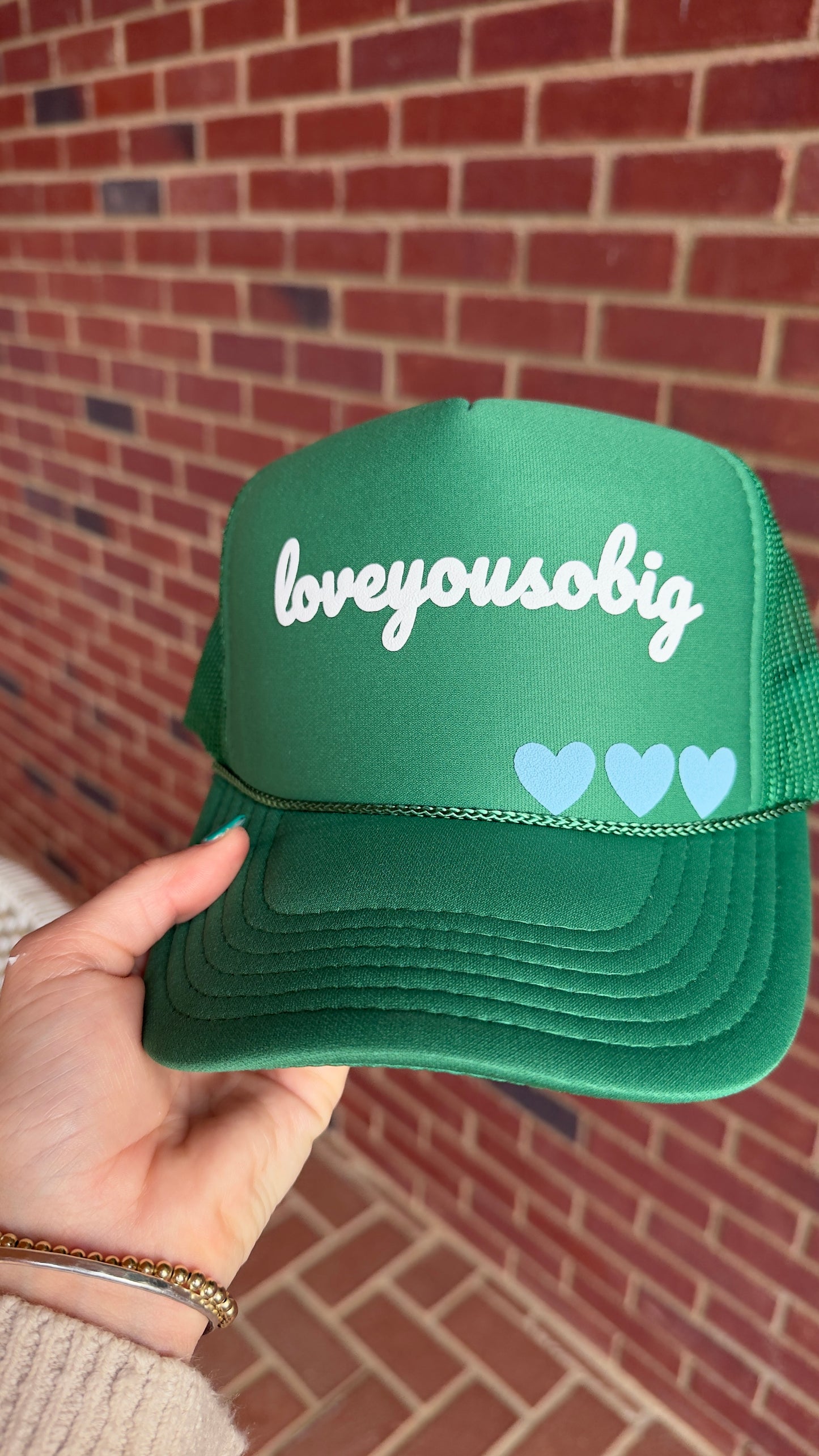 Loveyousobig + Hearts Trucker Hat