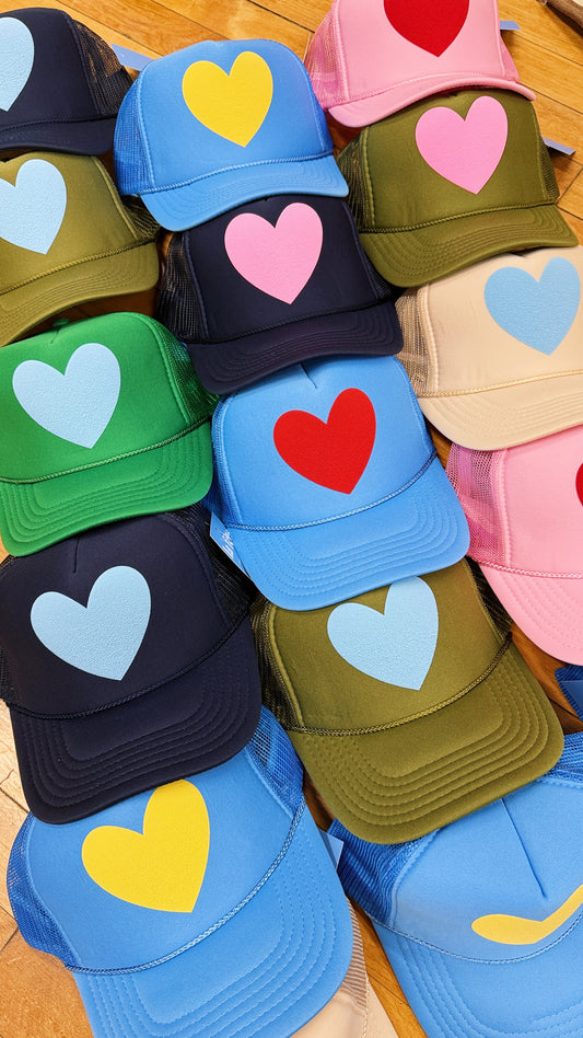 Happy Heart Trucker Hat