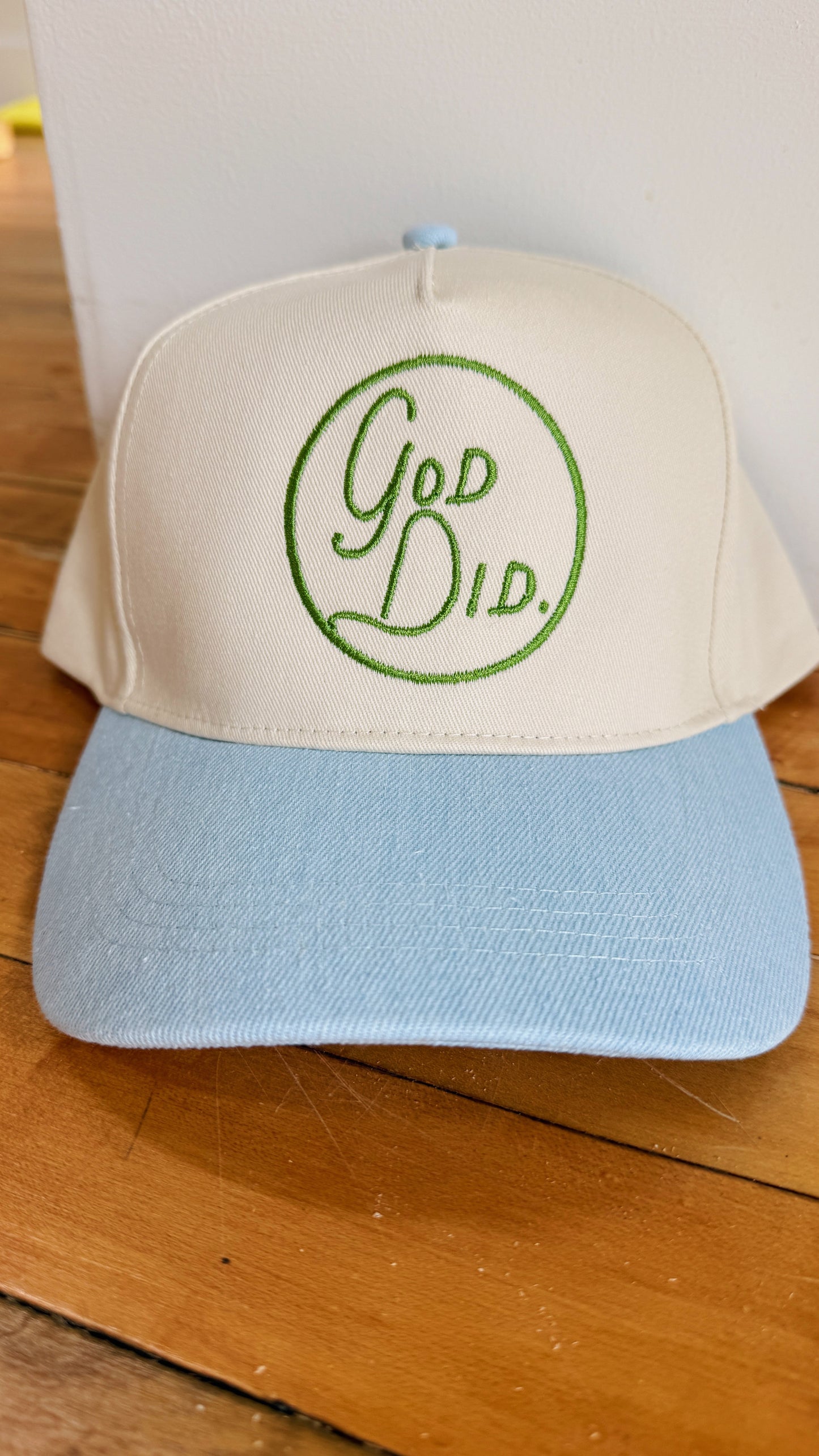 God Did. Canvas Hat