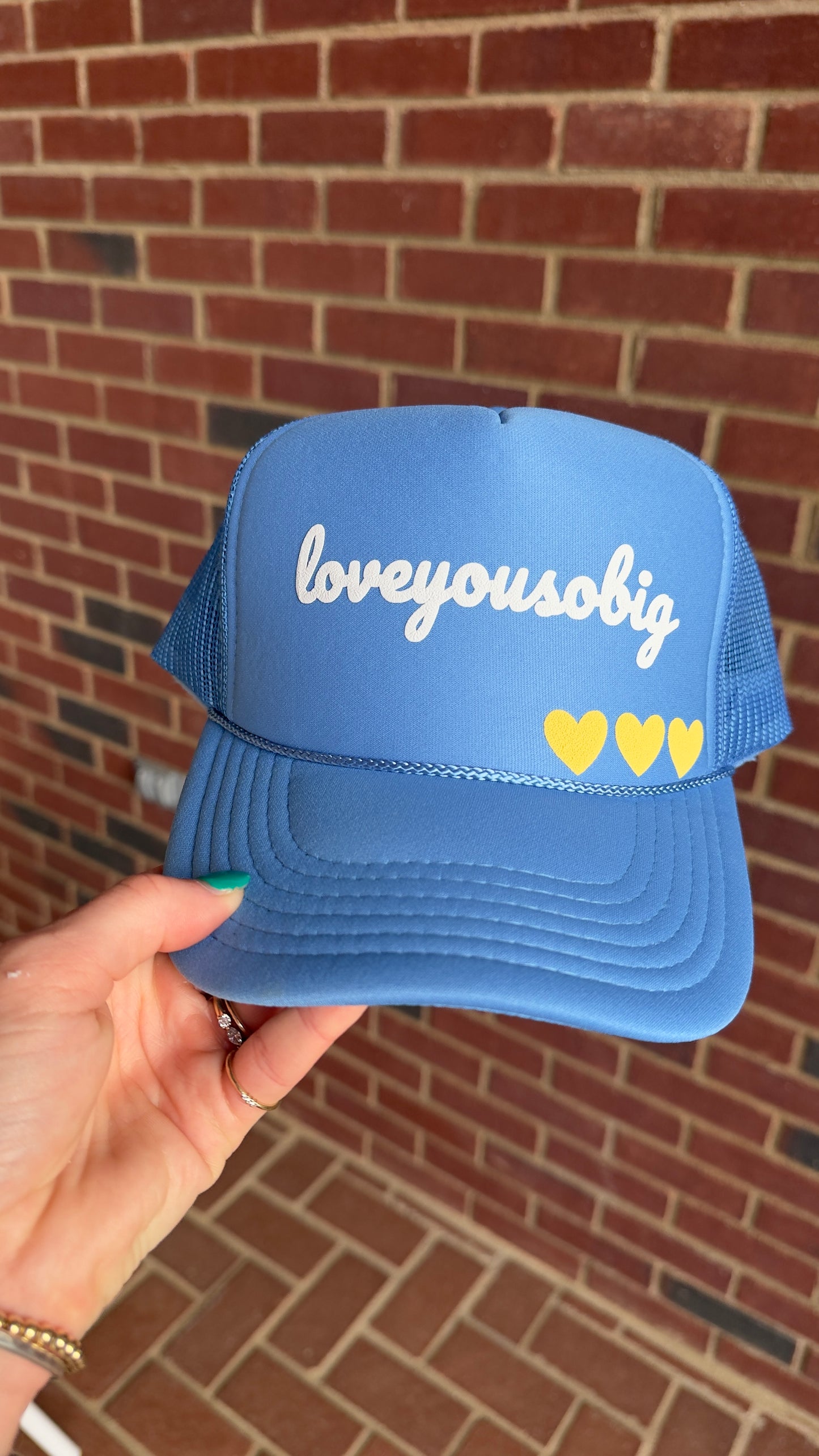 Loveyousobig + Hearts Trucker Hat