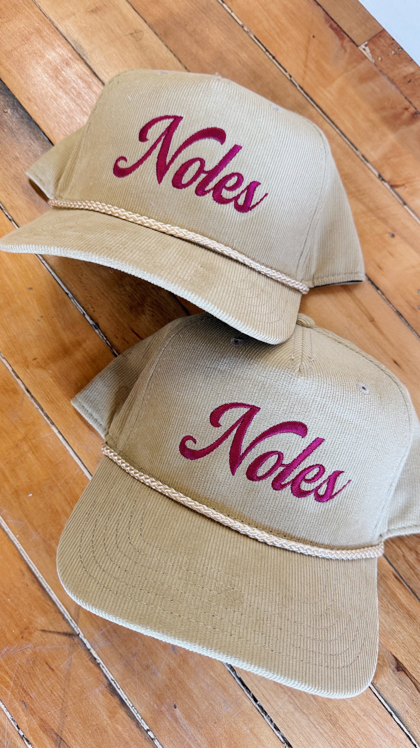 Noles Cursive Corduroy Hat