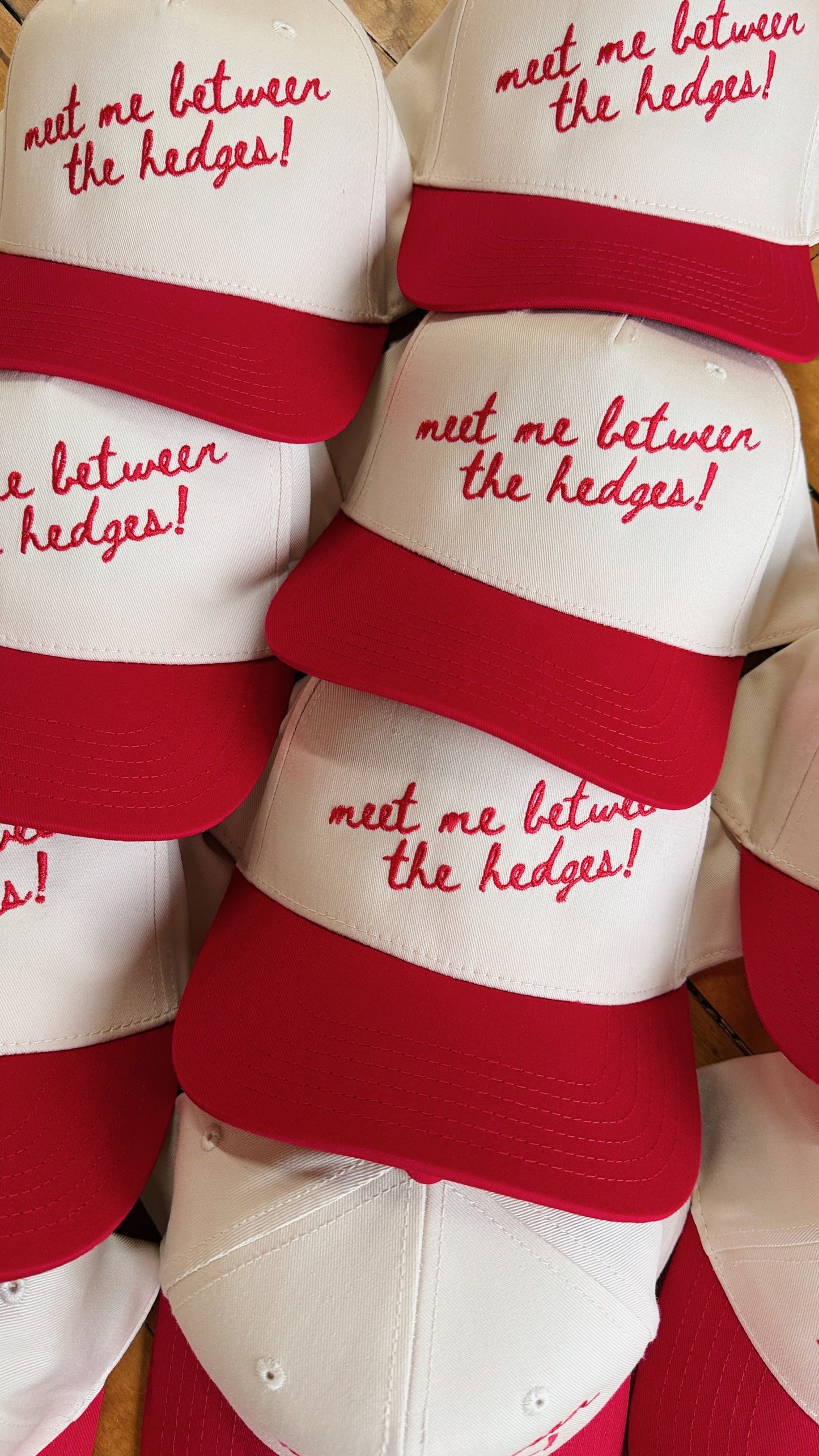 Meet Me Between the Hedges! Canvas Hat