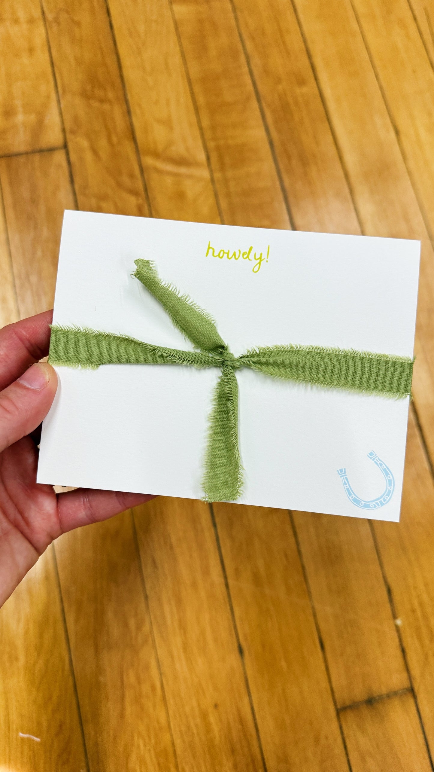 Howdy! Flat Notecards