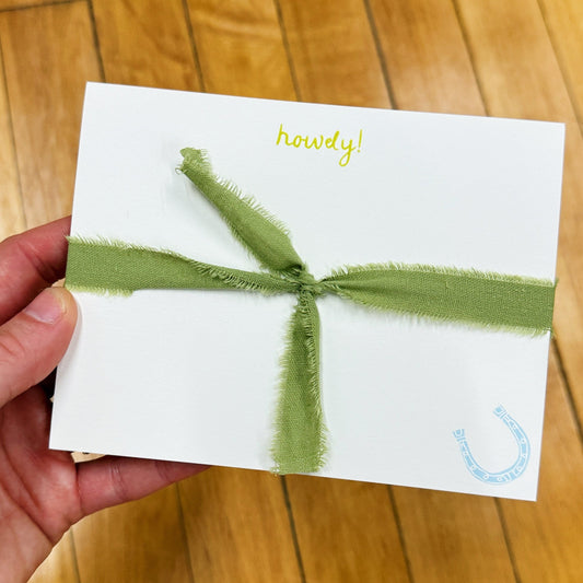 Howdy! Flat Notecards