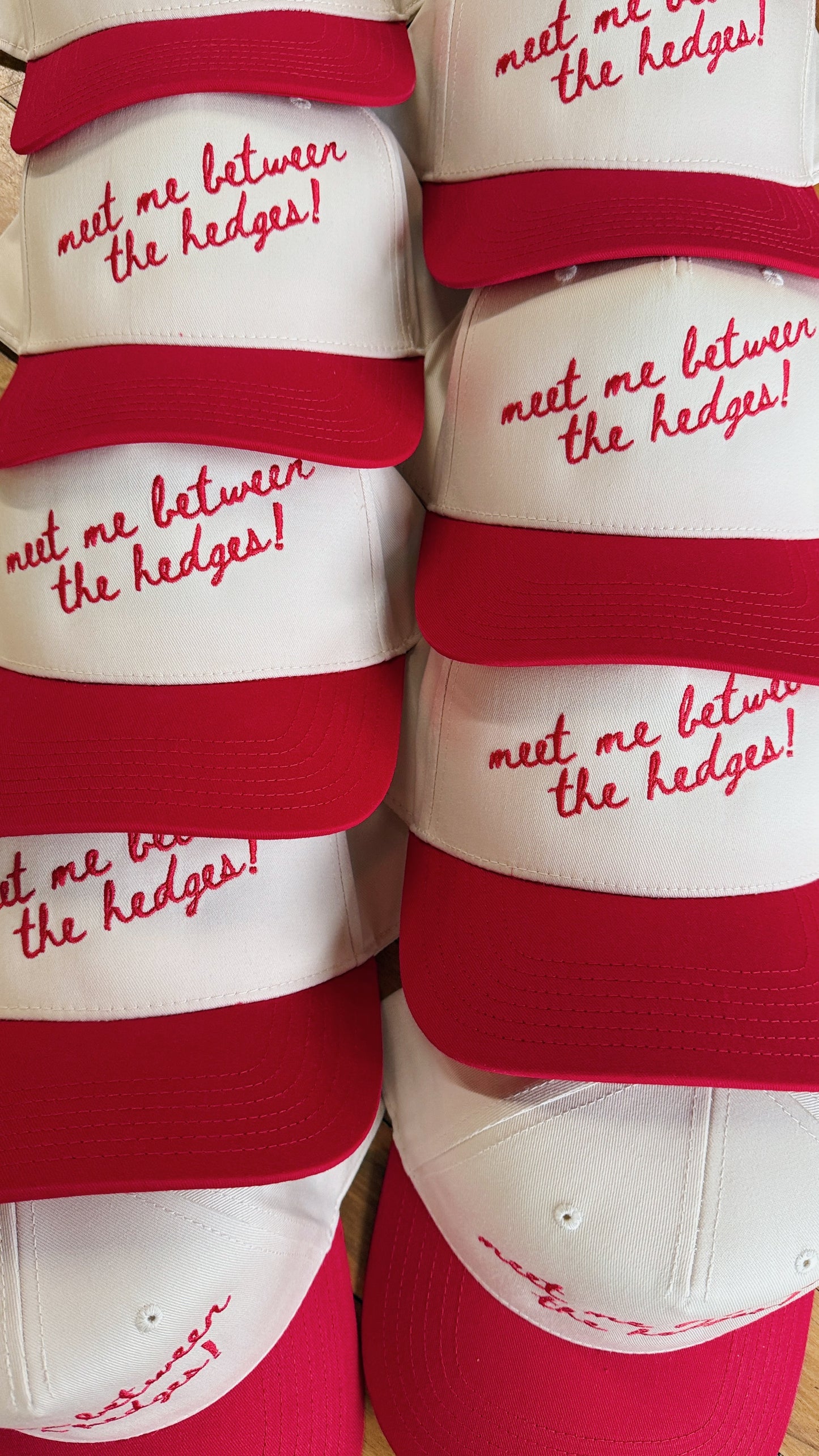 Meet Me Between the Hedges! Canvas Hat