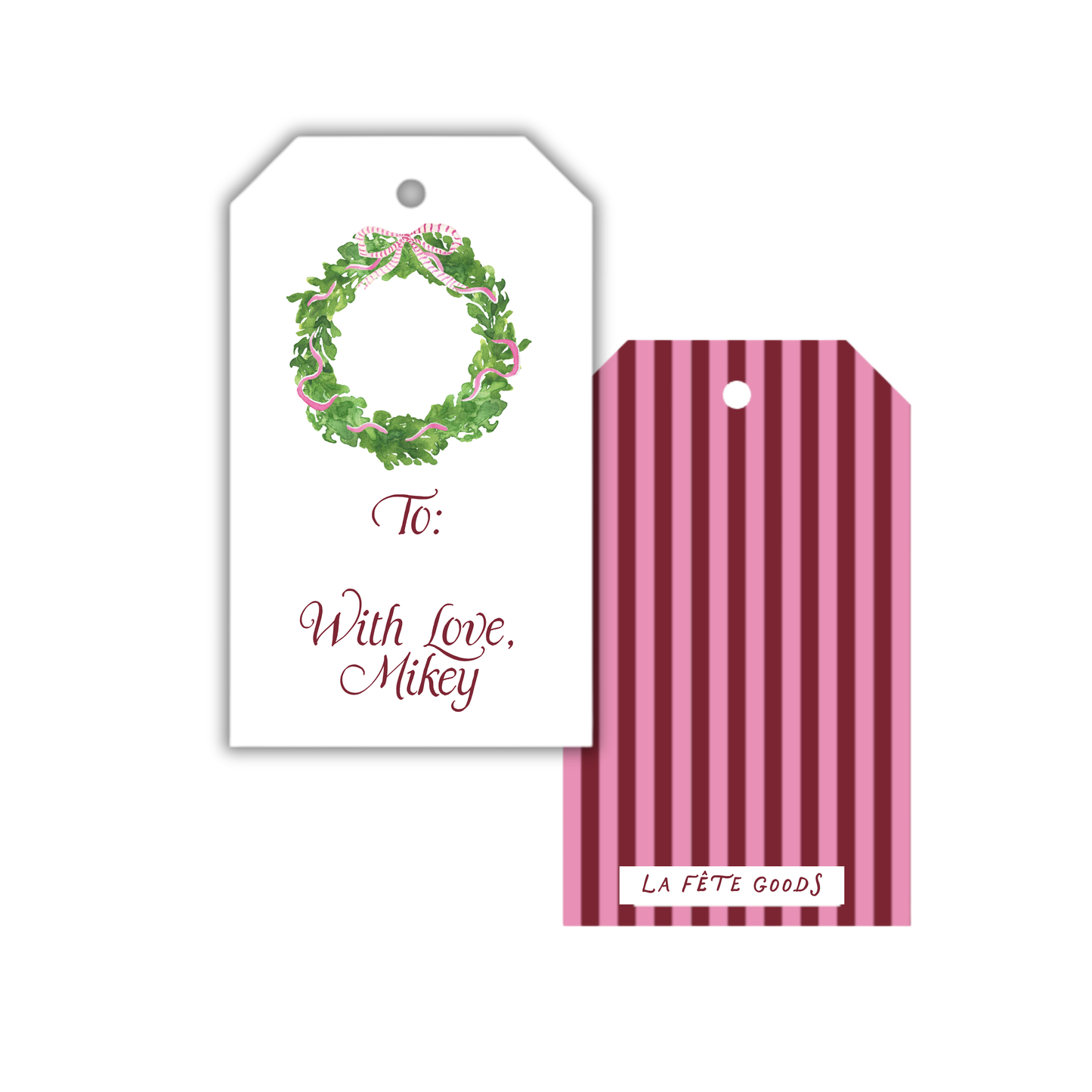 Wreath Classic Gift Tag