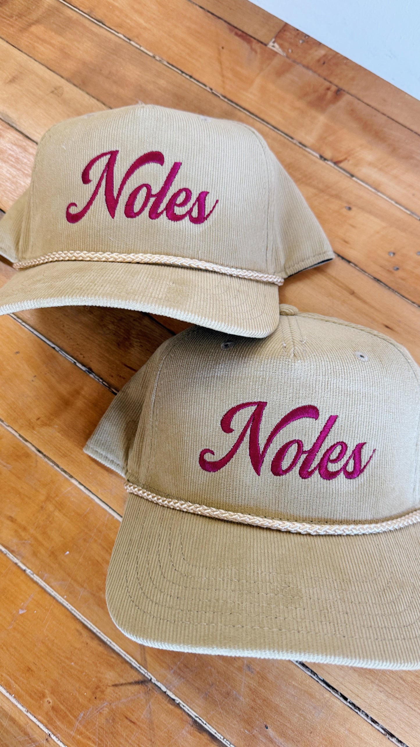 Noles Cursive Corduroy Hat