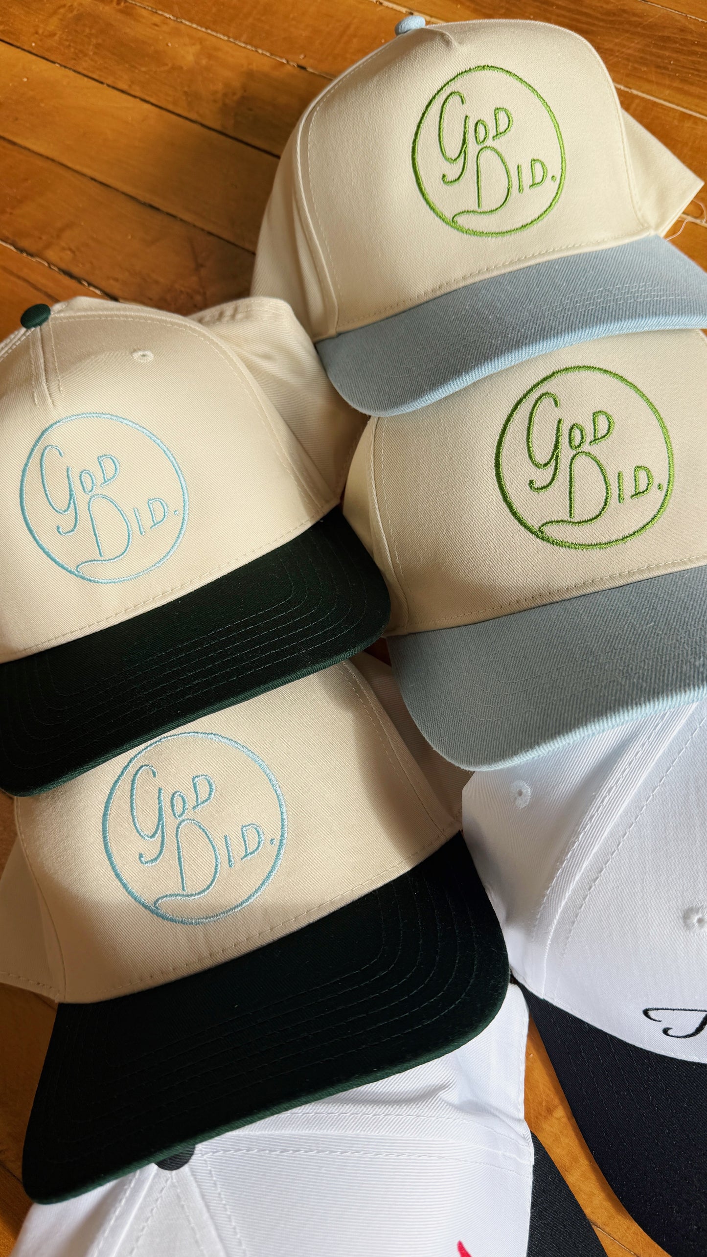 God Did. Canvas Hat