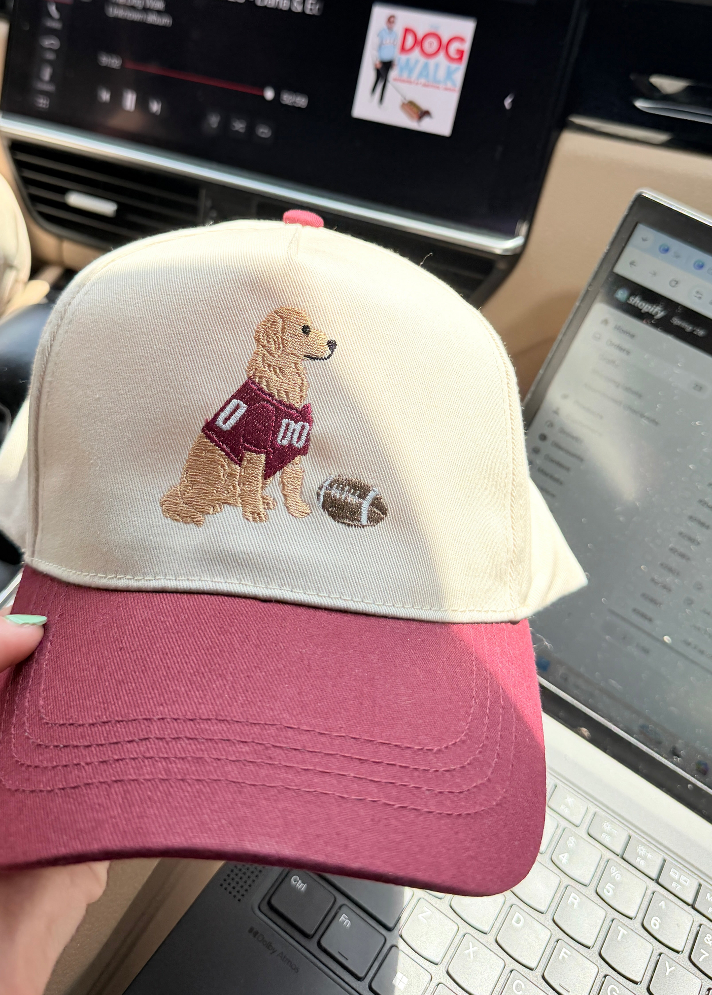 Golden Retriever Canvas Hat