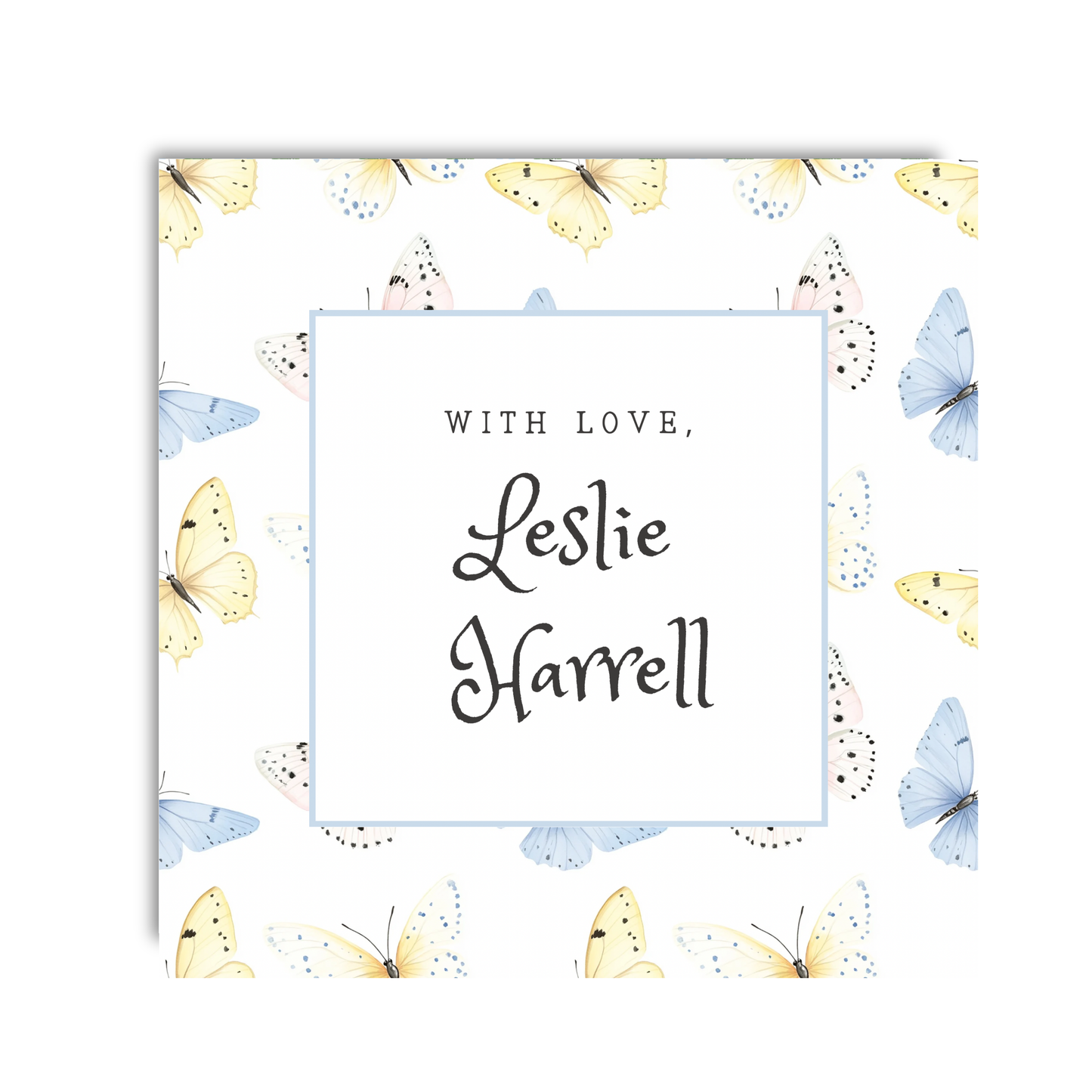 Pastel Butterfly Gift Tags