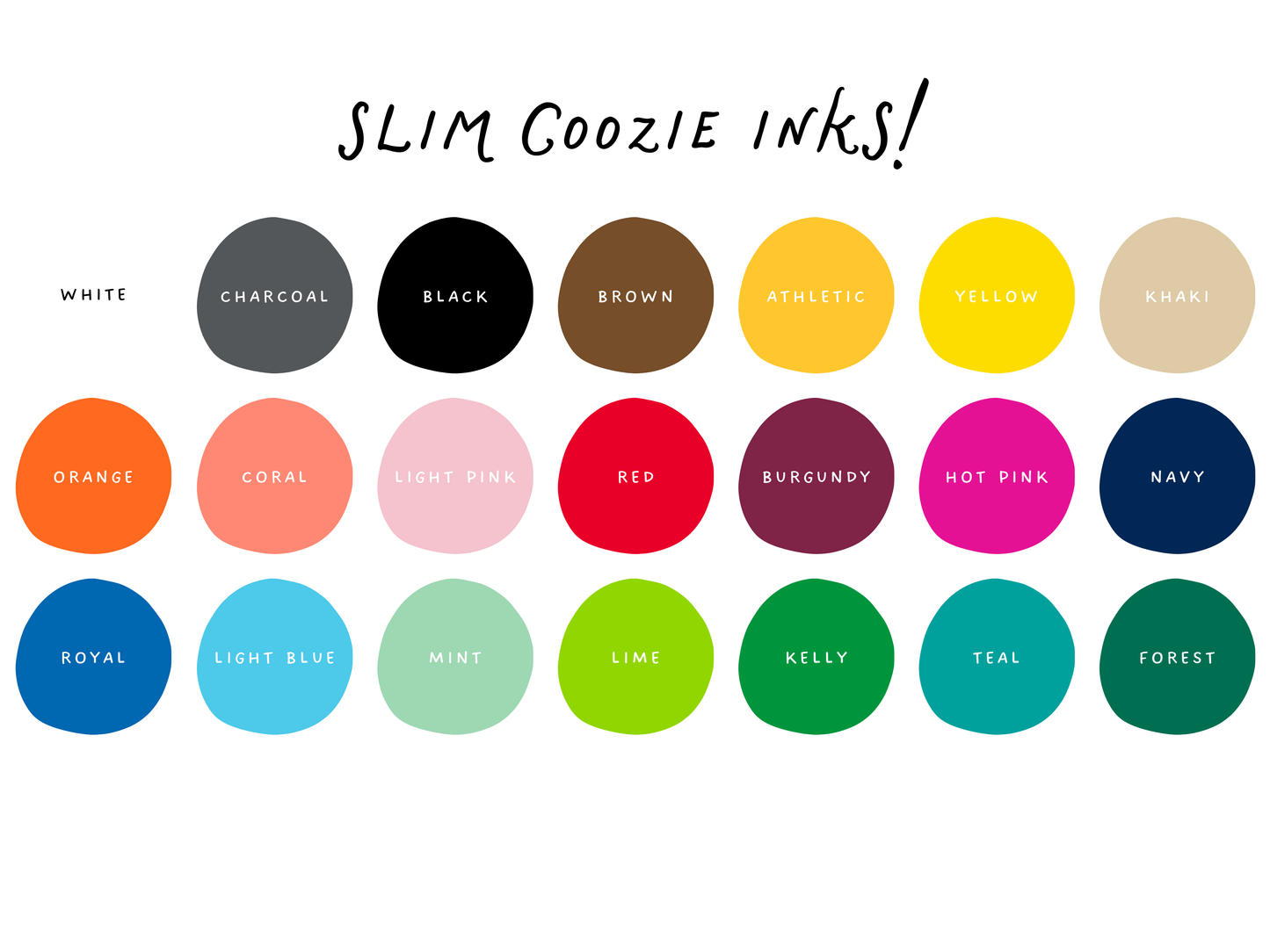 Design your Own Slim Foam Coozies (new + improved)