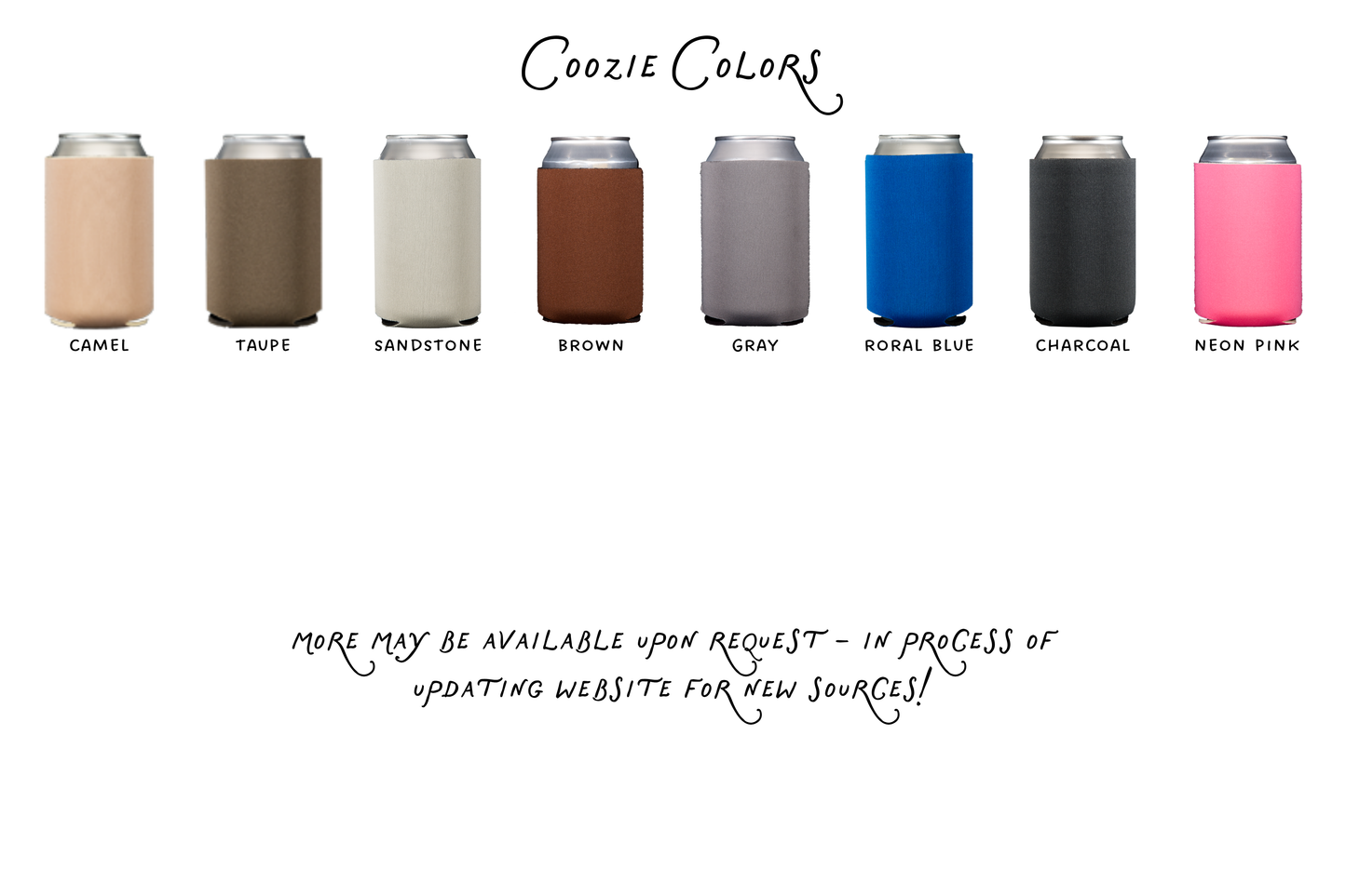 Duogram Wedding Coozies