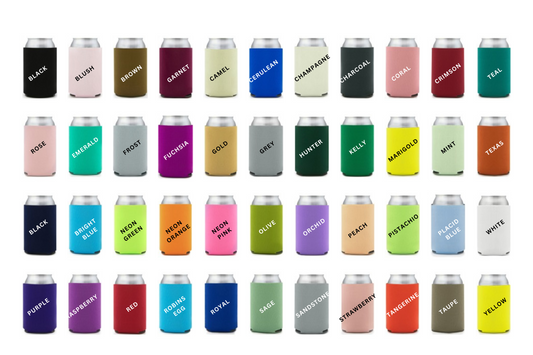 Design your Own Standard Size Foam Coozies