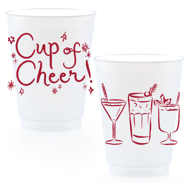 Cup of Cheer Frosted Cups