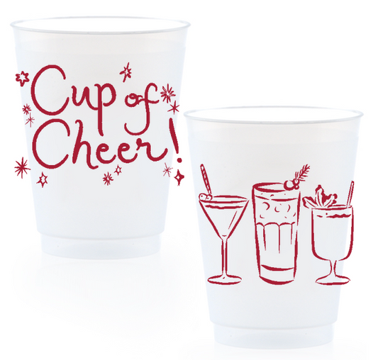 Cup of Cheer Frosted Cups