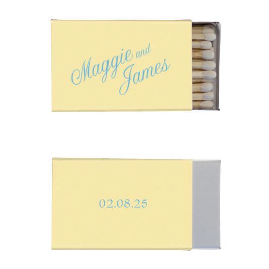 Simple Names Wedding Matches