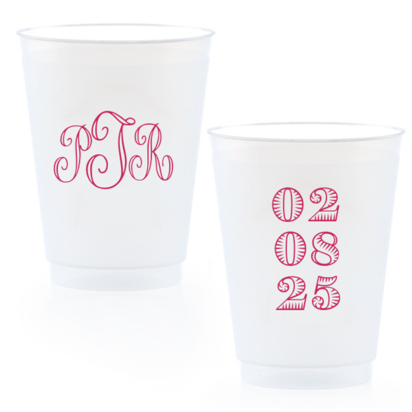 Doodle Frosted Cups
