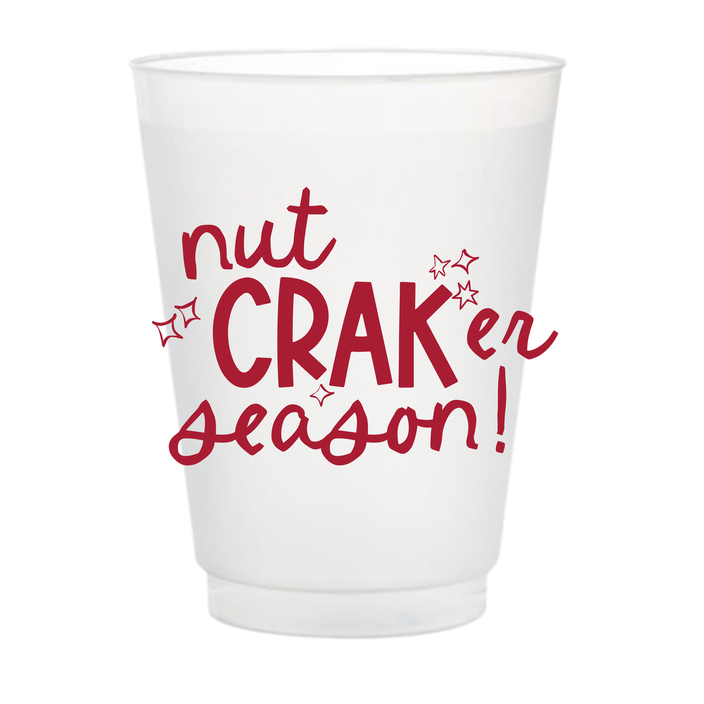Nut CRAK er Season Frosted Cups