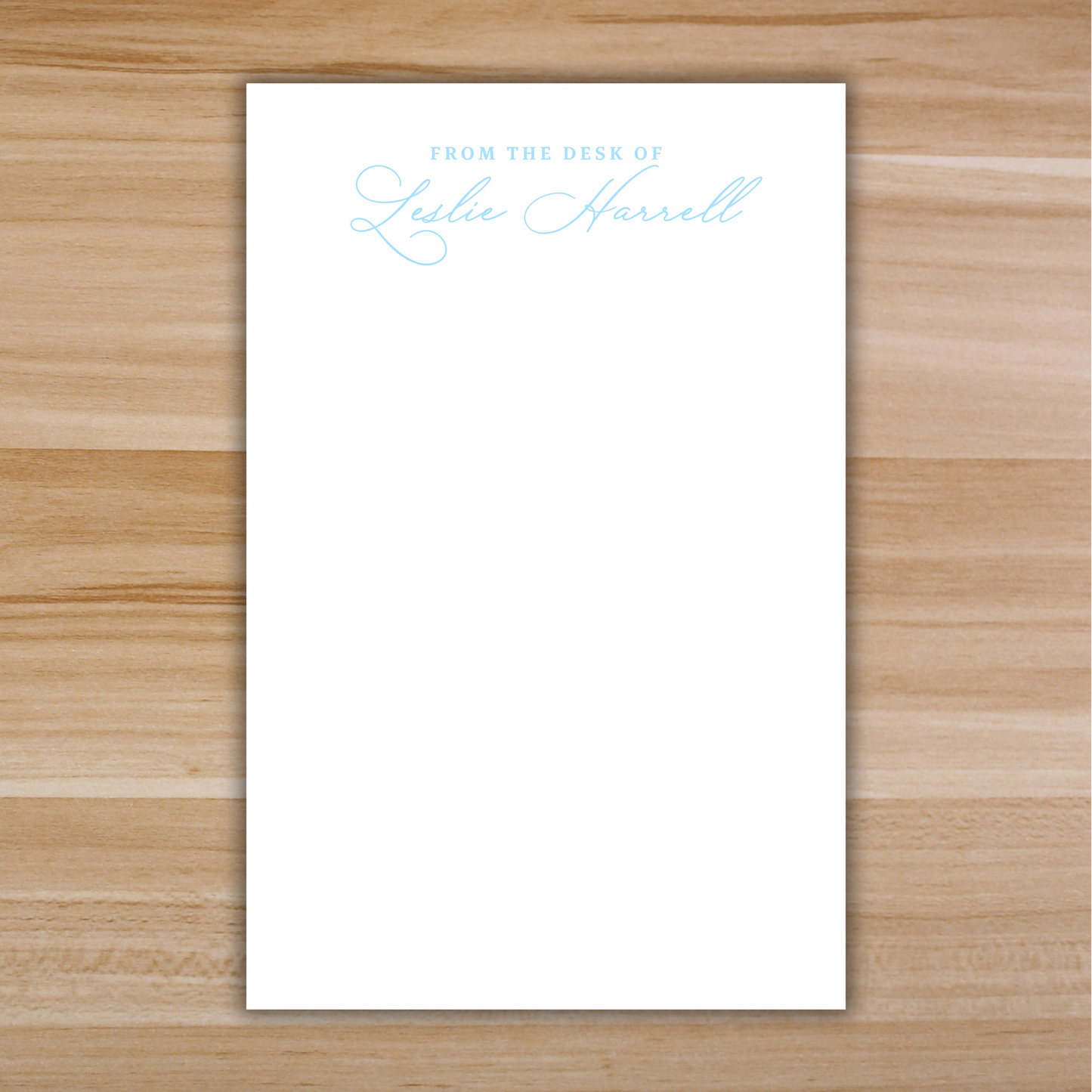 From the Desk of… Personalized Notepad