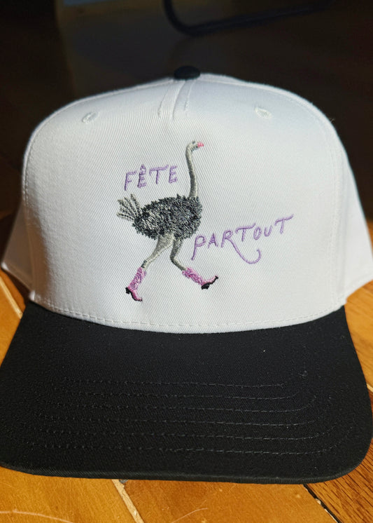 Fête Partout Ostrich Hat!