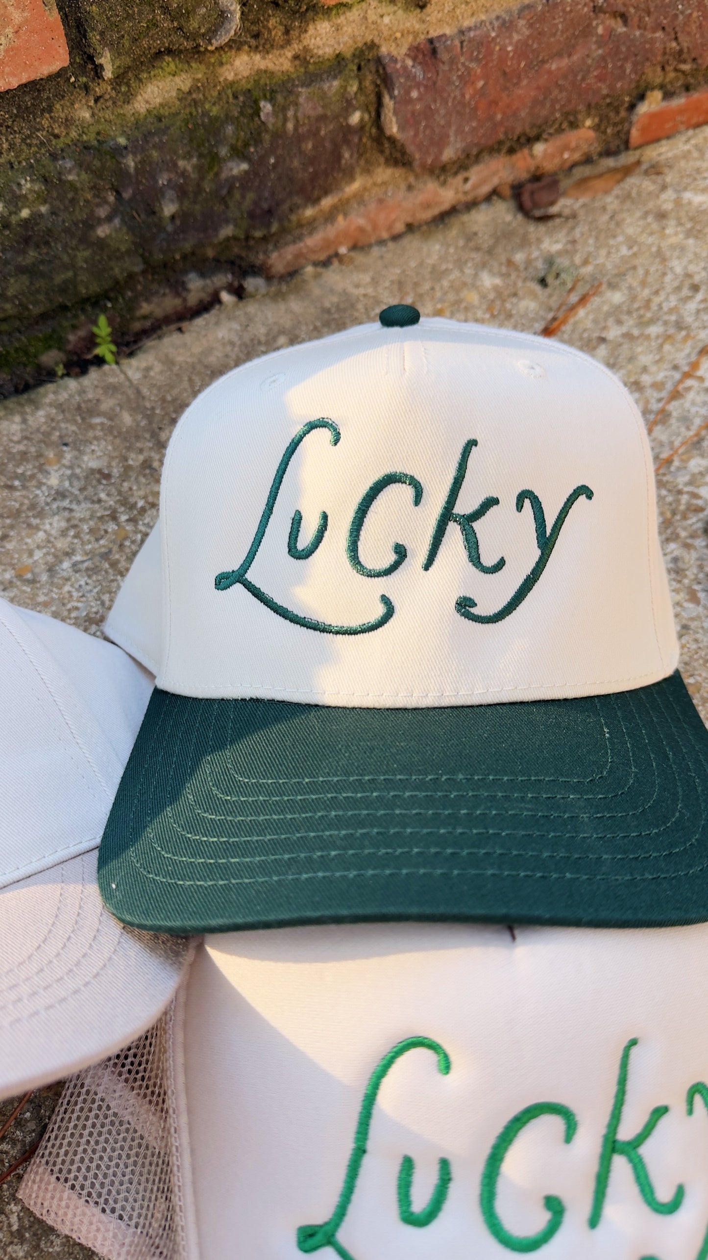 Lucky Embroidered Hat