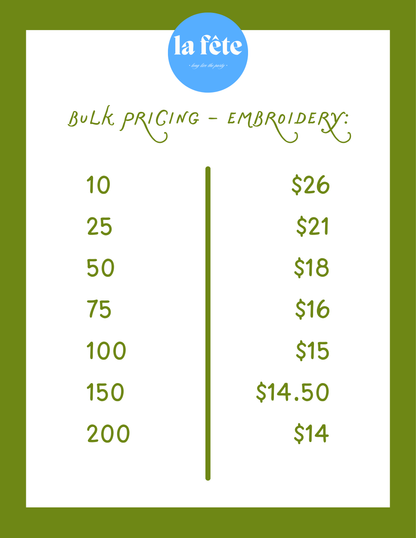 La Fête Bulk Hats!