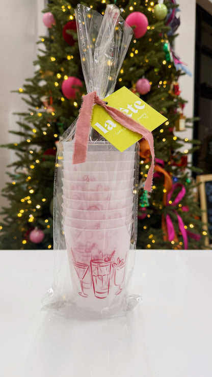 Cup of Cheer Frosted Cups