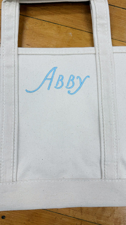 Mini Canvas Tote
