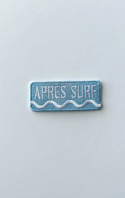 Apres Surf Embroidered Iron On Patch