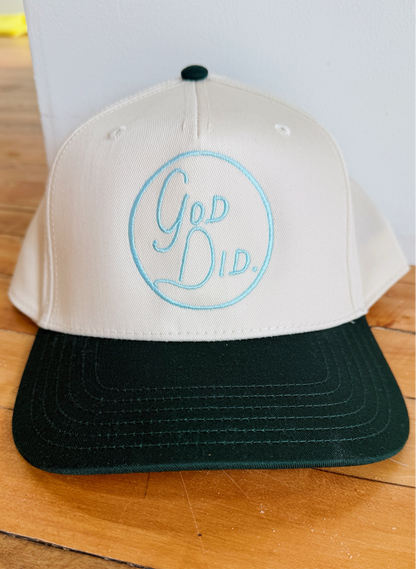 God Did. Canvas Hat