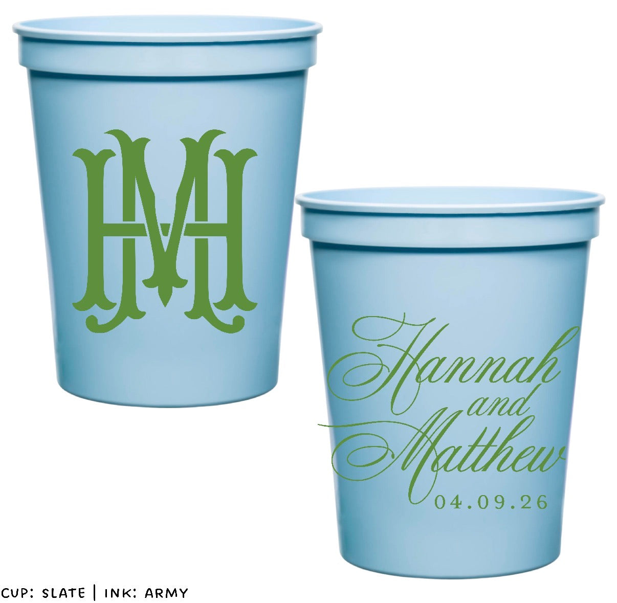 Classic Duogram Stadium Cups