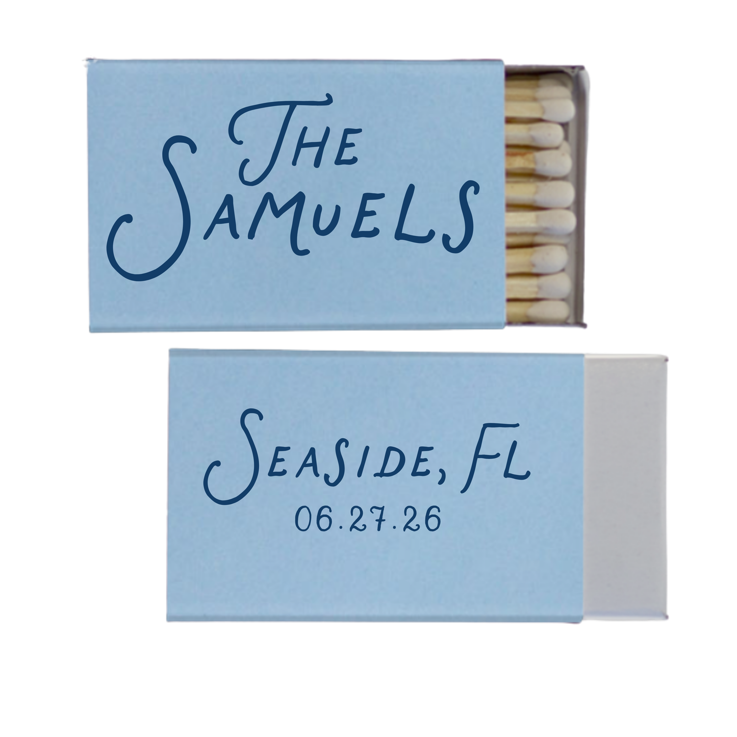 Favorite Font Matchboxes