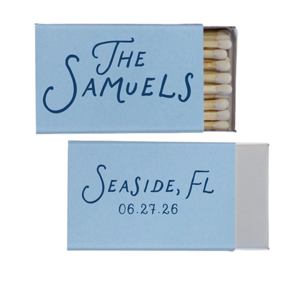Favorite Font Matchboxes