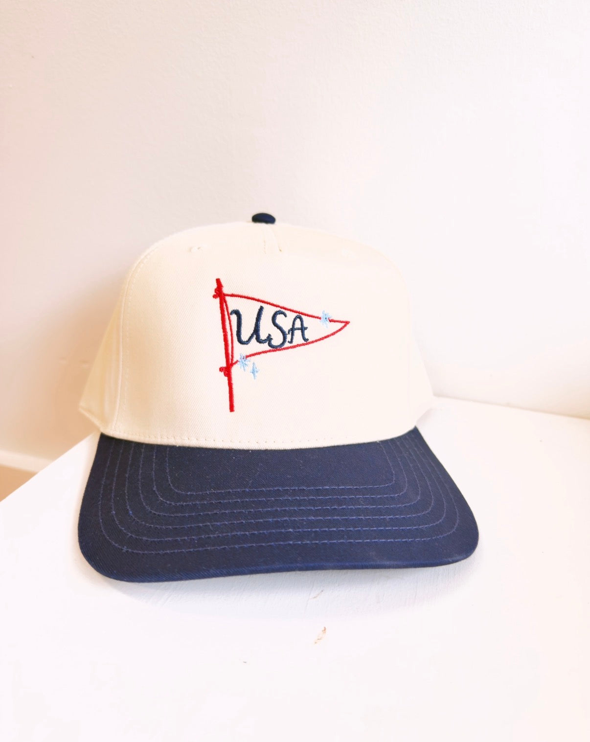 USA Pendant Flag Embroidered Hat