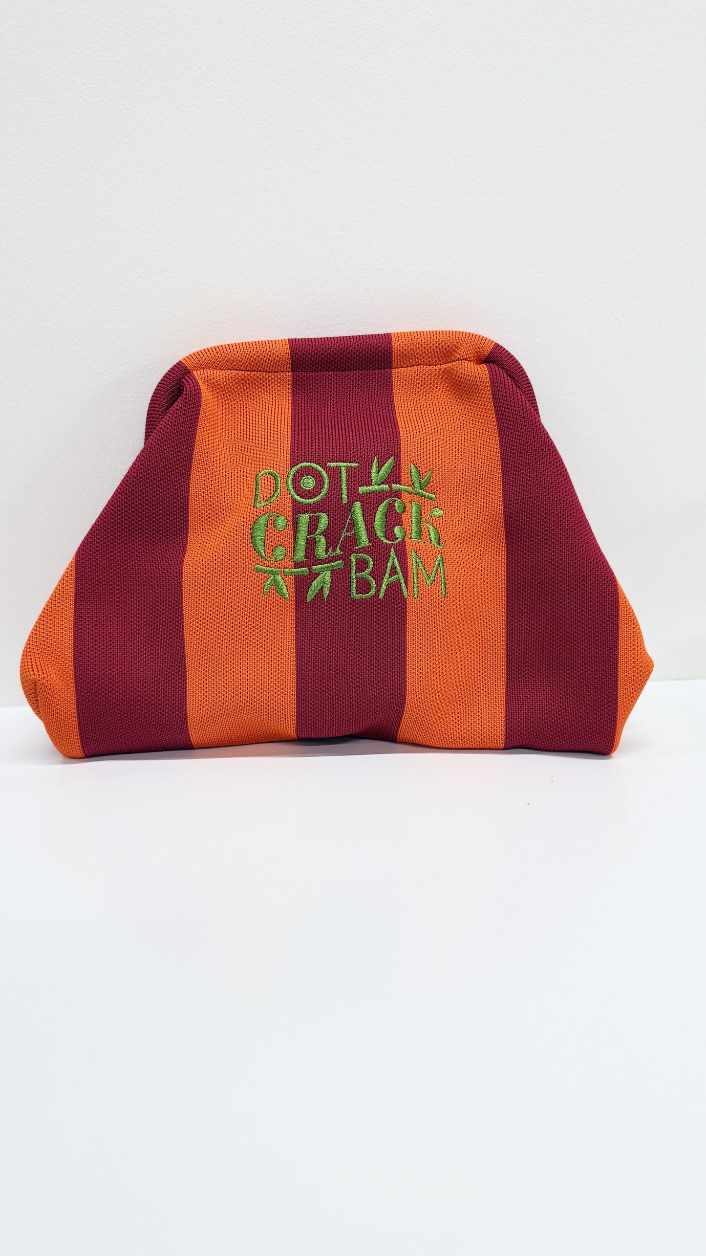 Dot Crack Bam Mahjong Tile Pouch