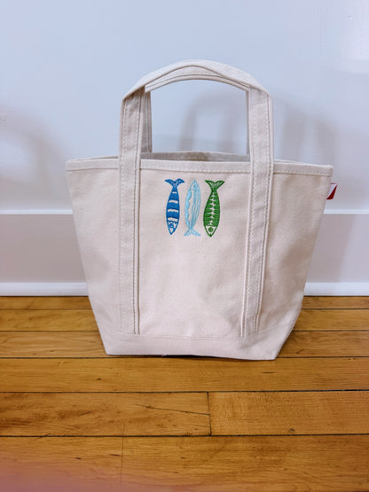 Sardine Mini Canvas Tote
