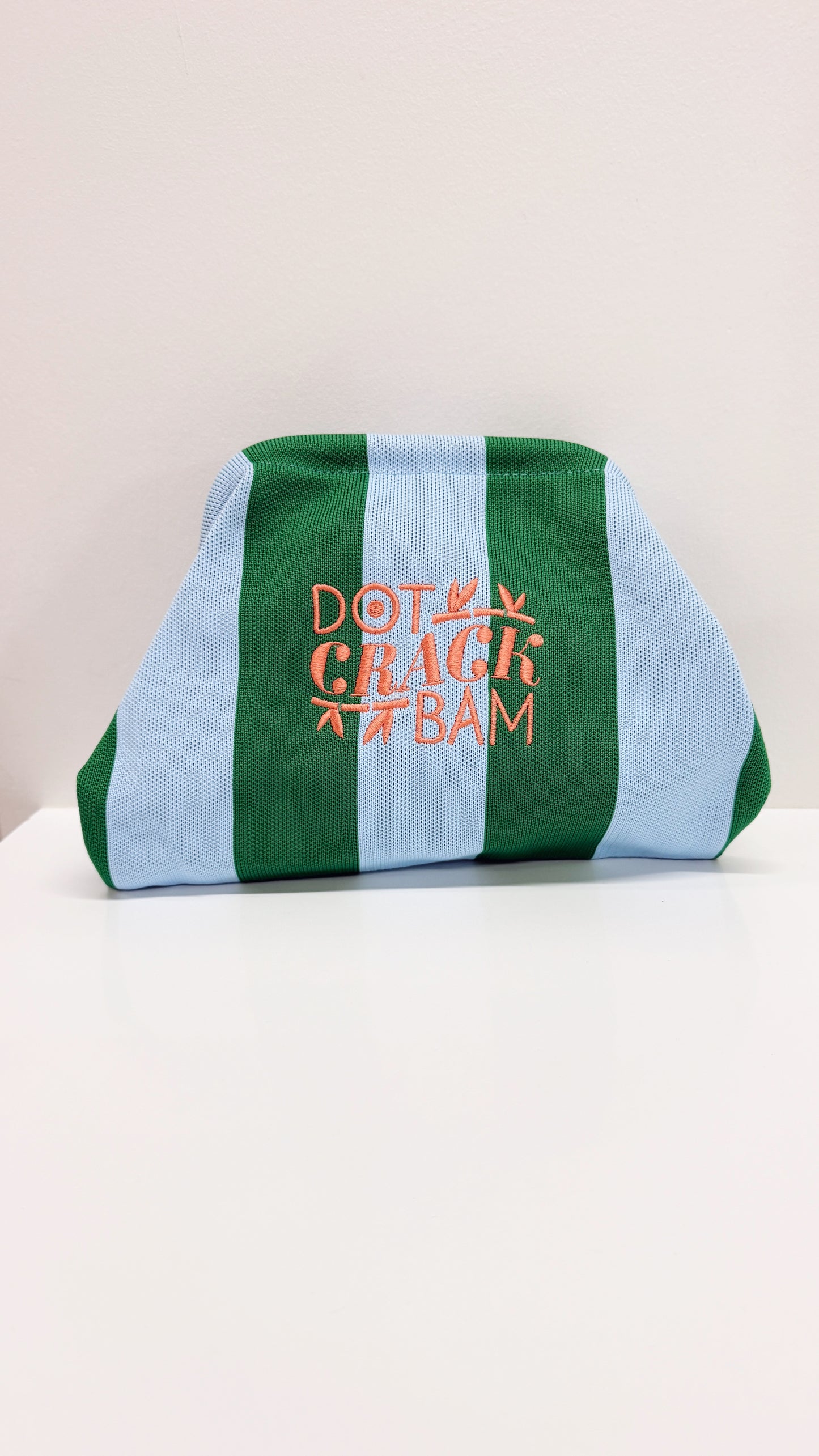 Dot Crack Bam Mahjong Tile Pouch