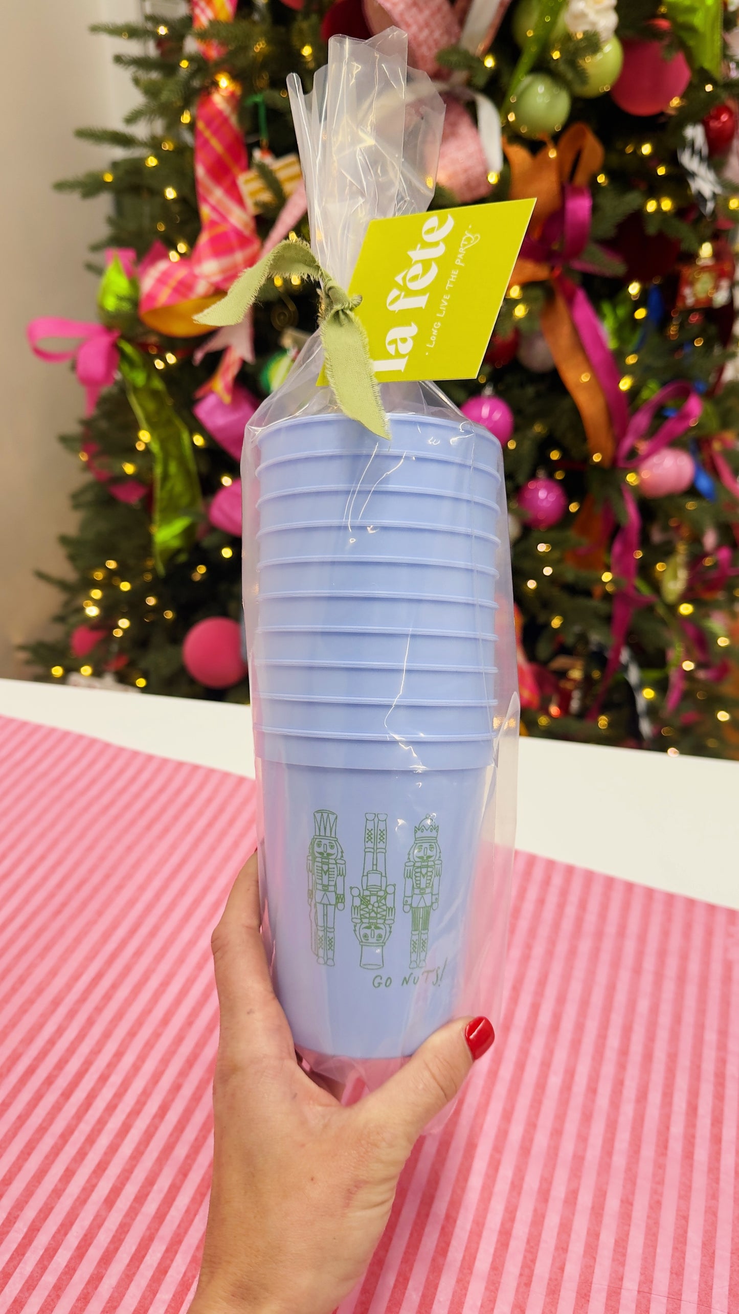 Go Nuts! Nutcracker Powder Blue Stadium Cup