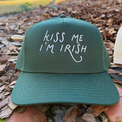 Kiss Me I’m Irish Embroidered Hat