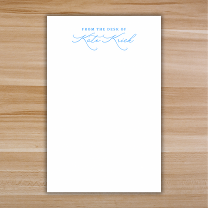 From the Desk of… Personalized Notepad
