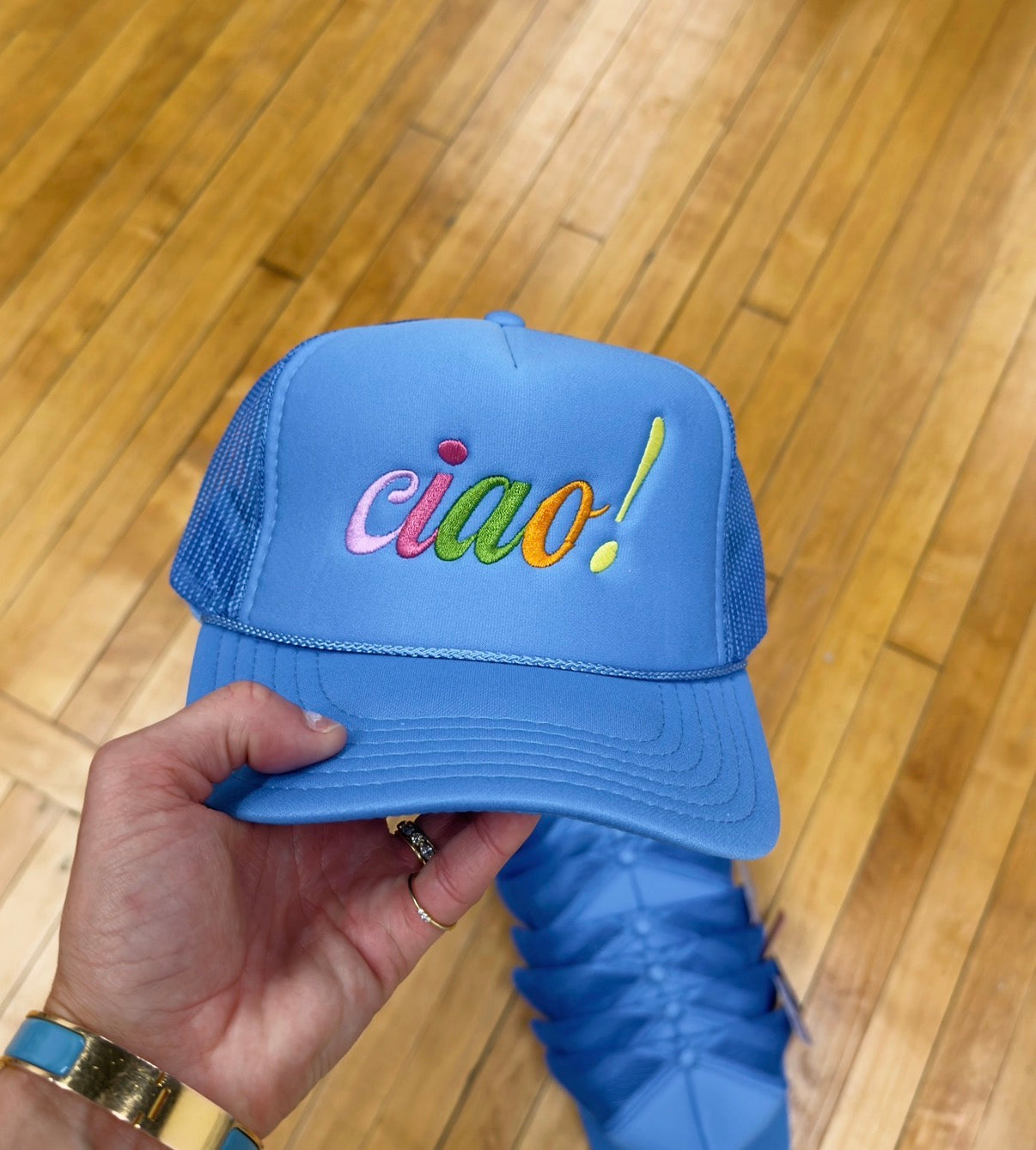 Ciao! Embroidered Trucker Hat